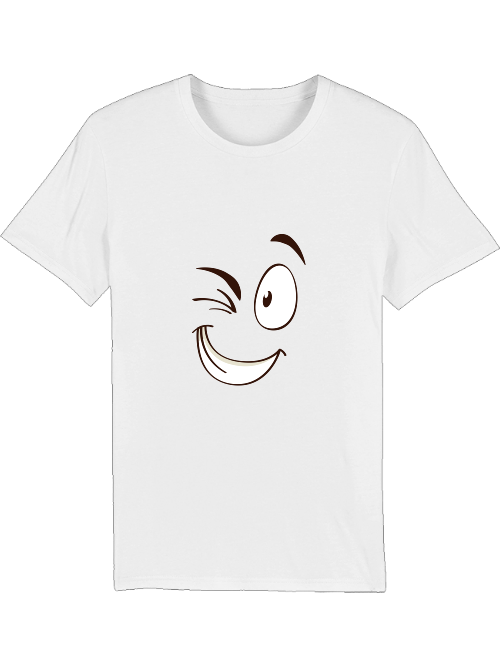 Auge zwinkern Strichsmileys - Creator T-Shirt SK