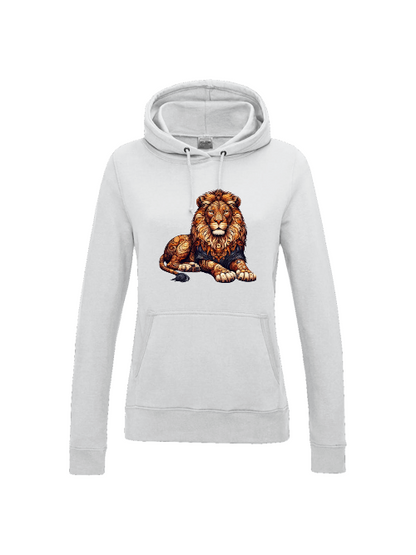 Girlie College Hoodie Mandala Lion