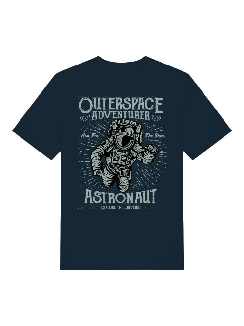 Aventurero espacial astronauta - Camiseta unisex de manga corta de algodón orgánico para adultos Creator T-Shirt 2.0 ST/ST SH