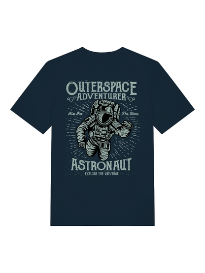 Aventurero espacial astronauta - Camiseta unisex de manga corta de algodón orgánico para adultos Creator T-Shirt 2.0 ST/ST SH