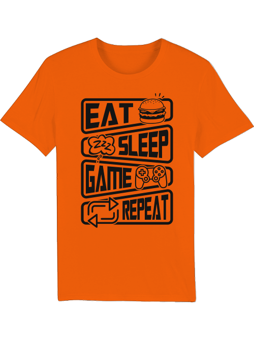 Eat Sleep Game Repeat - Creator T-Shirt SK