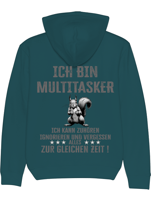 Cruiser Hoodie I am Multitasker Squirrel SW