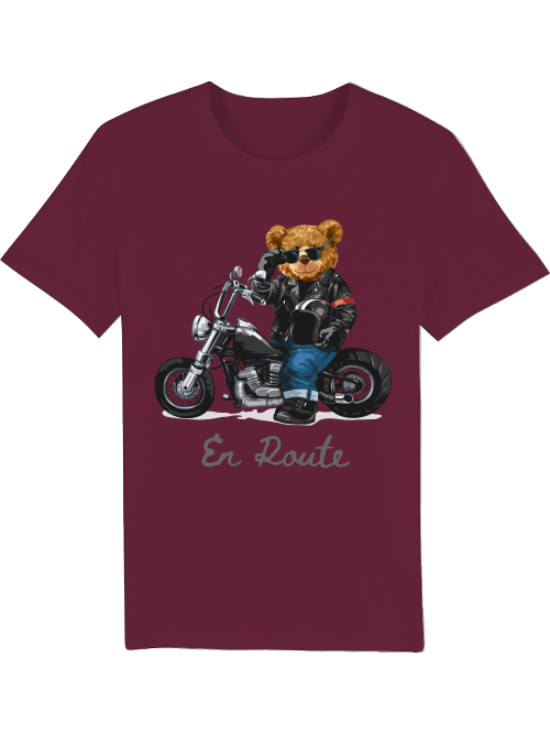 Biker Teddy En Route - Creator T-Shirt SK