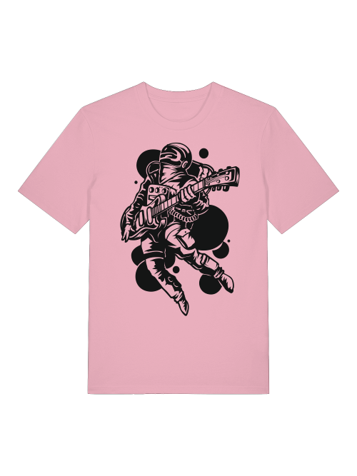 Astronaut Gitarrist Front - Unisex Erwachsenen Bio Creator T-Shirt SH