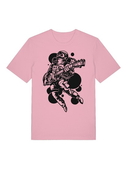 Astronaut Gitarrist Front - Unisex Erwachsenen Bio Creator T-Shirt SH