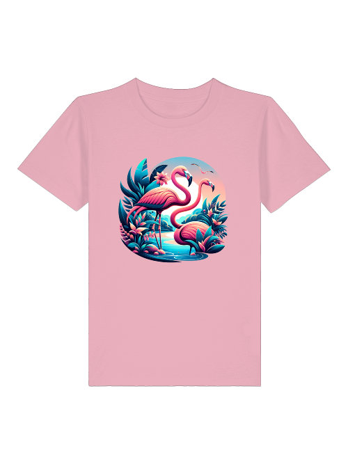 Flamingos - Mini Creator 2.0 Kids T-Shirt SK