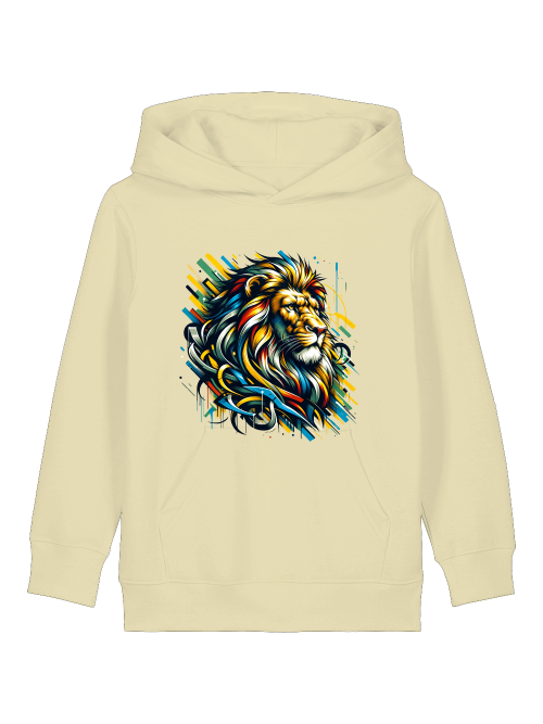 Löwe Art Style - Mini Cruiser Hoodie 2.0 Kinder Kapuzenpullover SK