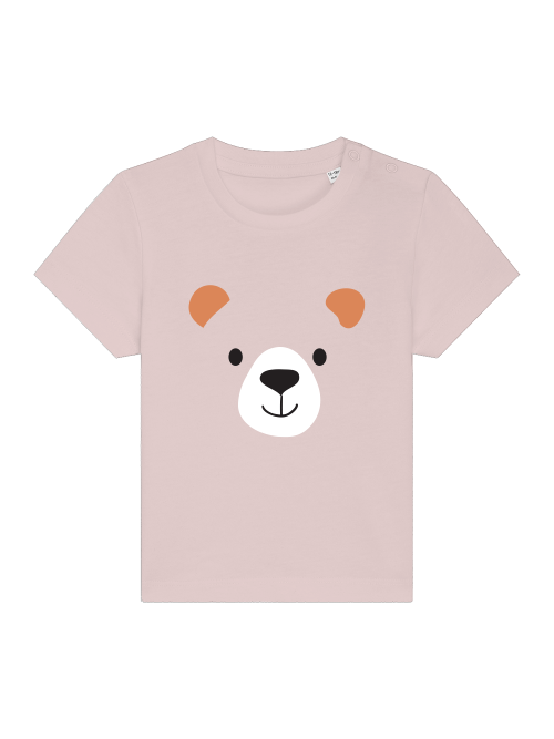 Cara de oso de dibujos animados - Camiseta Baby Creator