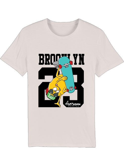 Brooklyn 23 Awesome Monster Skater Creator T-Shirt SK