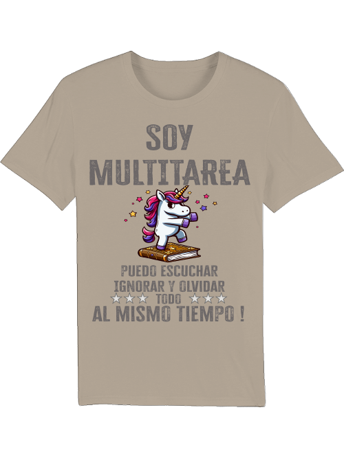 Creator T-Shirt Soy Multitarea Unicorn Book Dance