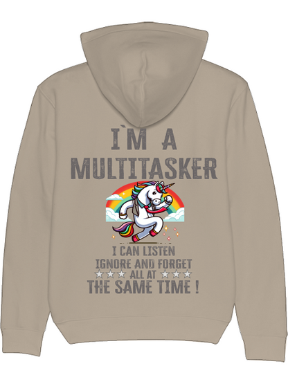 Sudadera con capucha Cruiser I`ma Multitasker Unicorn con corbata