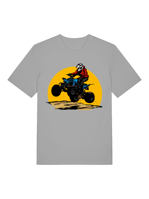 Camiseta unisex de manga corta de algodón orgánico para adultos Quad Off-Road Sun - Creator T-Shirt 2.0 ST/ST SH