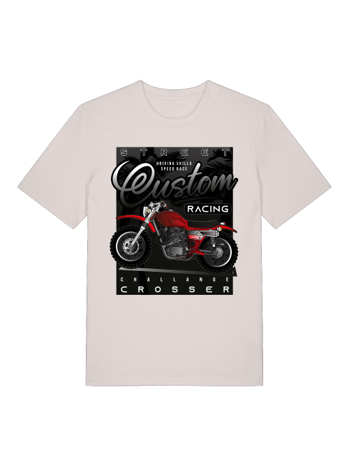 Street Racing Custom Crosser - Camiseta unisex de manga corta de algodón orgánico para adultos Creator T-Shirt 2.0 ST/ST SH