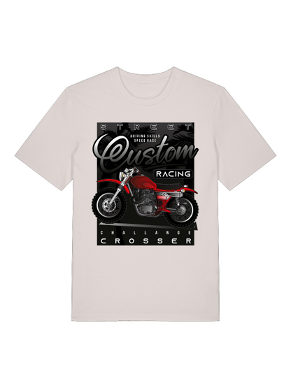 Street Racing Custom Crosser - Camiseta unisex de manga corta de algodón orgánico para adultos Creator T-Shirt 2.0 ST/ST SH