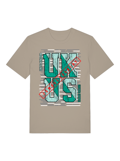 UK US Famous Country Front - Unisex Erwachsenen Bio Creator T-Shirt ST/ST SK