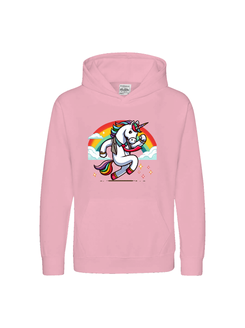 Kids Premium Hoodie Sweet Unicorn with Rainbow