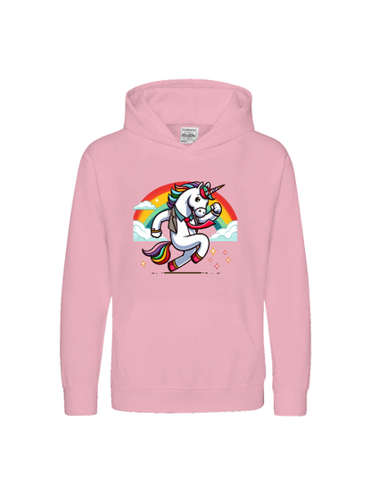 Einhorn mit Regenbogen - Kids Premium Hoodie SK