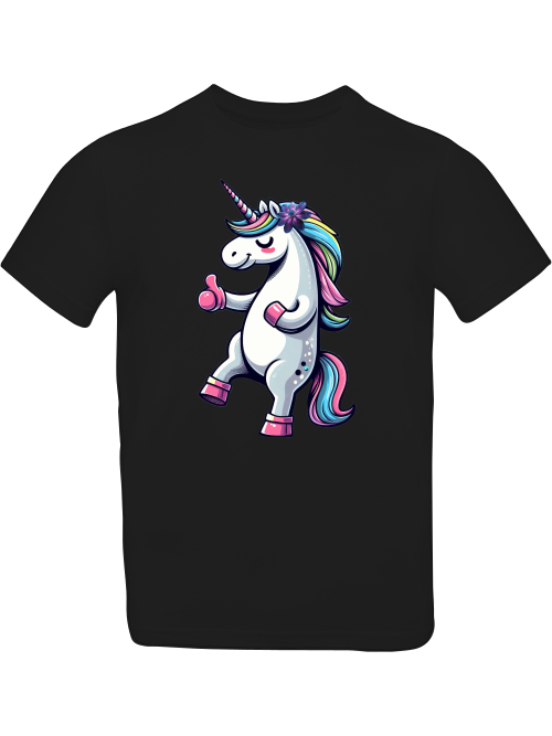 Einhorn mit Daumen hoch T-Shirt Kids SK