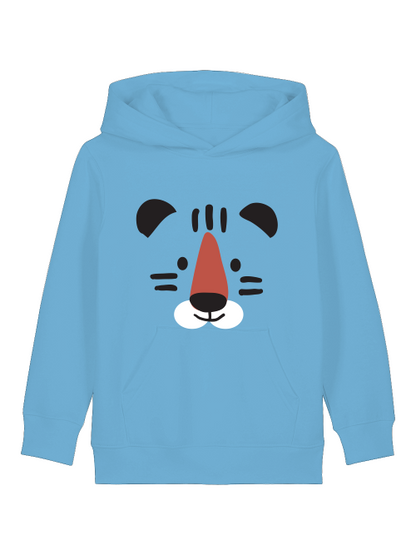 Cartoon Tiger Gesicht - Mini Cruiser Hoodie 2.0 Kinder Kapuzenpullover SK