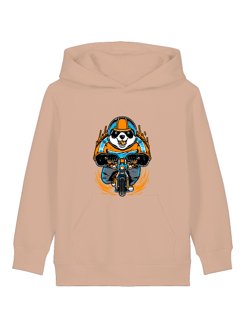 Cartoon Panda Biker - Mini Cruiser Hoodie 2.0