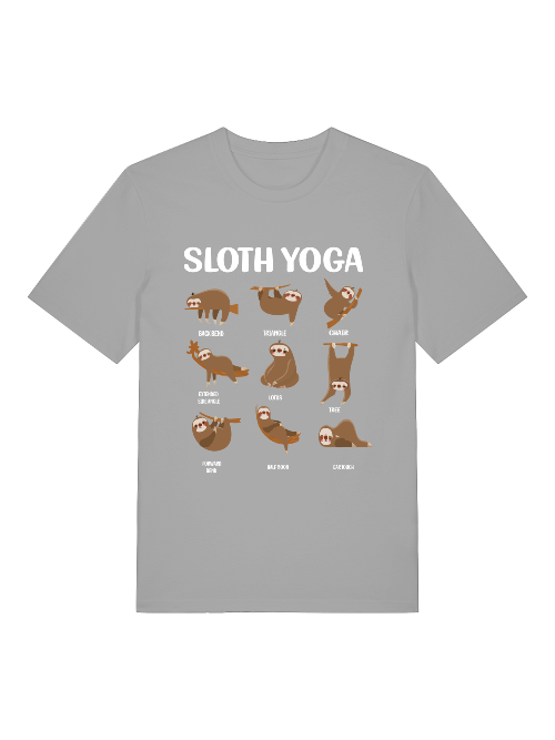 Sloth Yoga Faultier - Organic Creator 2.0 T-Shirt SK