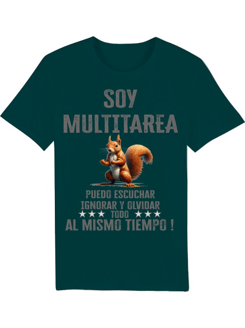 Creator T-Shirt Soy Multitarea Squirrel Puzzle