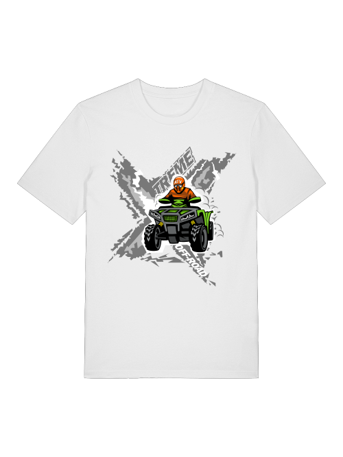 Xtreme OFF-Road Quad - Camiseta unisex de manga corta de algodón orgánico para adultos Creator T-Shirt 2.0 ST/ST SH