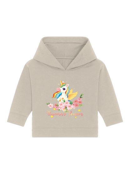 Poder de unicornio de dibujos animados - Sudadera con capucha Baby Cruiser Sudadera con capucha para bebé niño pequeño SK
