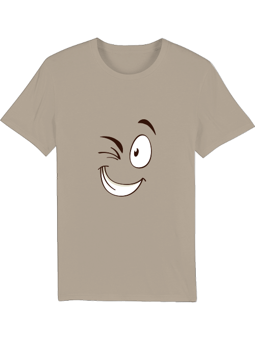 Auge zwinkern Strichsmileys - Creator T-Shirt SK