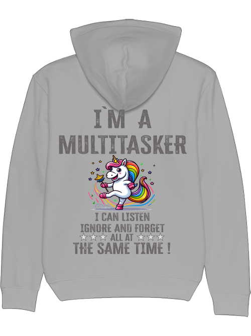 Cruiser Hoodie I`ma Multitasker Unicorn Rattle Dance Colorful