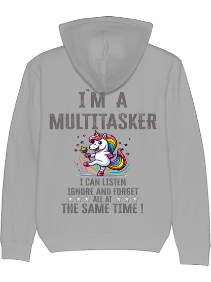 Cruiser Hoodie I`m a Multitasker Einhorn Rasseltanz Bunt