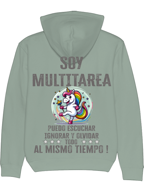 Cruiser Hoodie Soy Multitarea Unicorn Rattle Dance