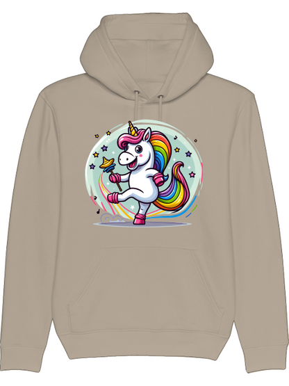 Cruiser hoodie unicorn dancing with bubble