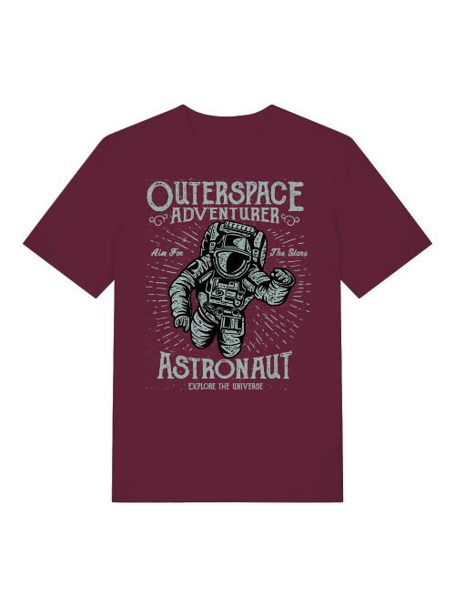 Aventurero espacial astronauta - Camiseta unisex de manga corta de algodón orgánico para adultos Creator T-Shirt 2.0 ST/ST SH