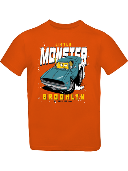 Camiseta infantil de Monstercar con diseño de pequeño monstruo de dibujos animados SK