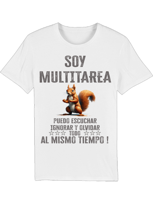 Creator T-Shirt Soy Multitarea Squirrel Puzzle