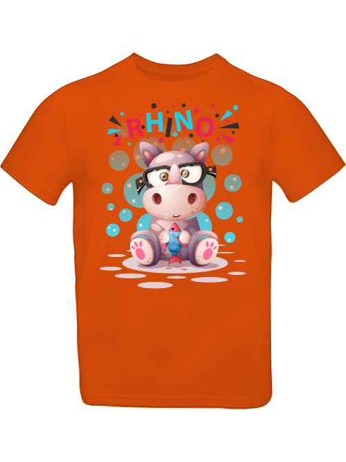 Cartoon Mini Nilpferd T-Shirt Kids SK