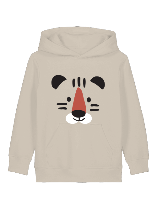 Cartoon Tiger Gesicht - Mini Cruiser Hoodie 2.0 Kinder Kapuzenpullover SK