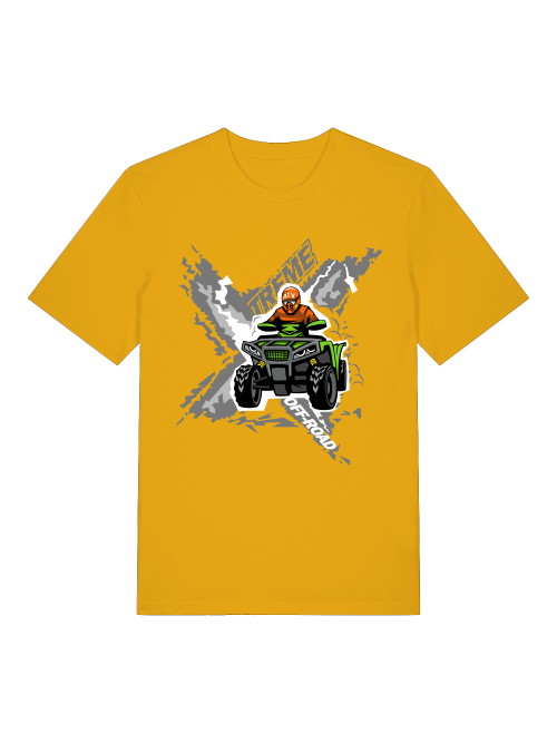 Xtreme OFF-Road Quad - Camiseta unisex de manga corta de algodón orgánico para adultos Creator T-Shirt 2.0 ST/ST SH