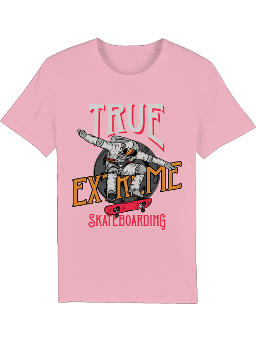 True Extreme Skateboarding Astronauta Creador Camiseta