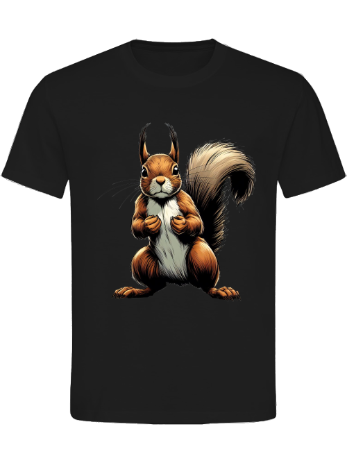 Heavy Cotton T-Shirt Partner Shirt Squirrel