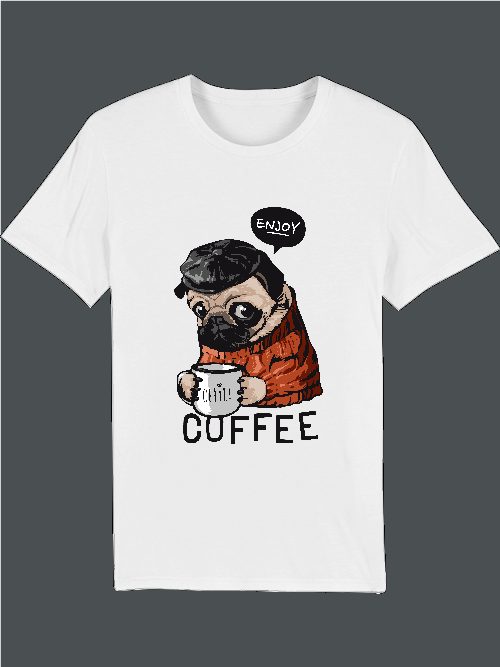 Dog enjoy coffee Chill - Creator T-Shirt SK