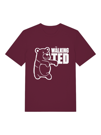 Cartoon Walking Ted Front - Unisex Erwachsenen Bio Creator T-Shirt SH