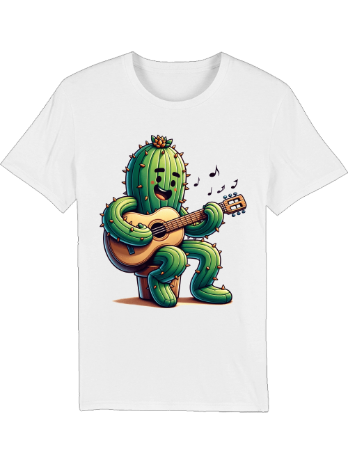 Cartoon Kaktus Gitarrenspieler - Creator T-Shirt SK