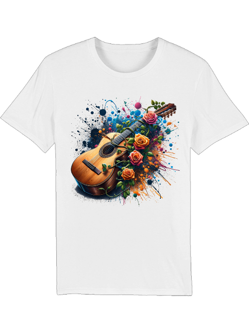 Gitarre Blumenmeer - Creator T-Shirt SK