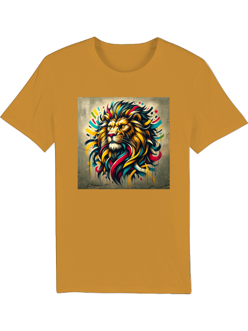 Creator T-Shirt Lion Art Style square two