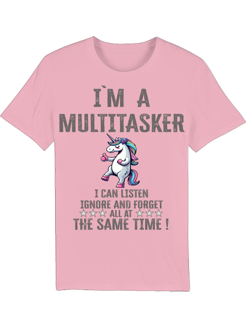 Creator T-Shirt I`ma Multitasker Unicorn Thumbs Up