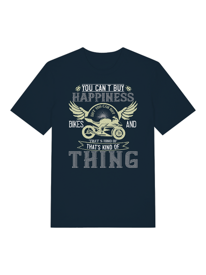 You Can't Buy Happiness Front - Unisex Adult Organic Cotton Short Sleeve Shirt Creator T-Shirt 2.0 ST/St SK