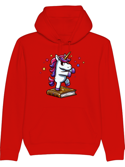 Sudadera con capucha Cruiser Unicornio bailando en el libro