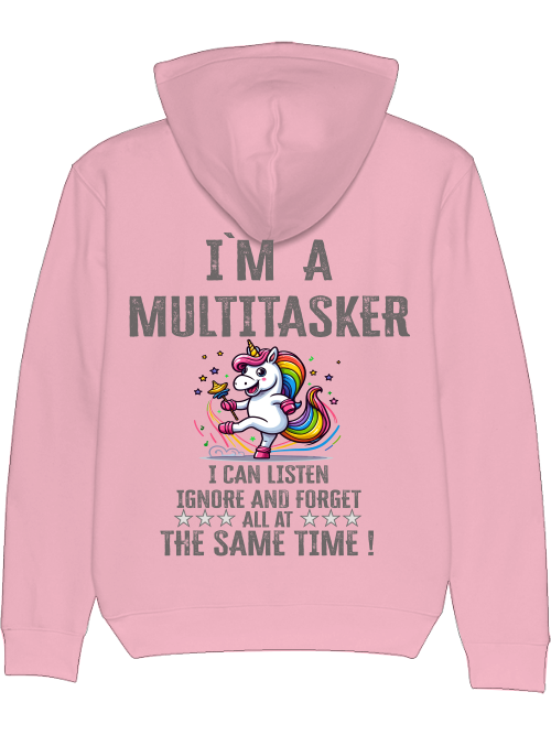 Cruiser Hoodie I`ma Multitasker Unicorn Rattle Dance Colorful